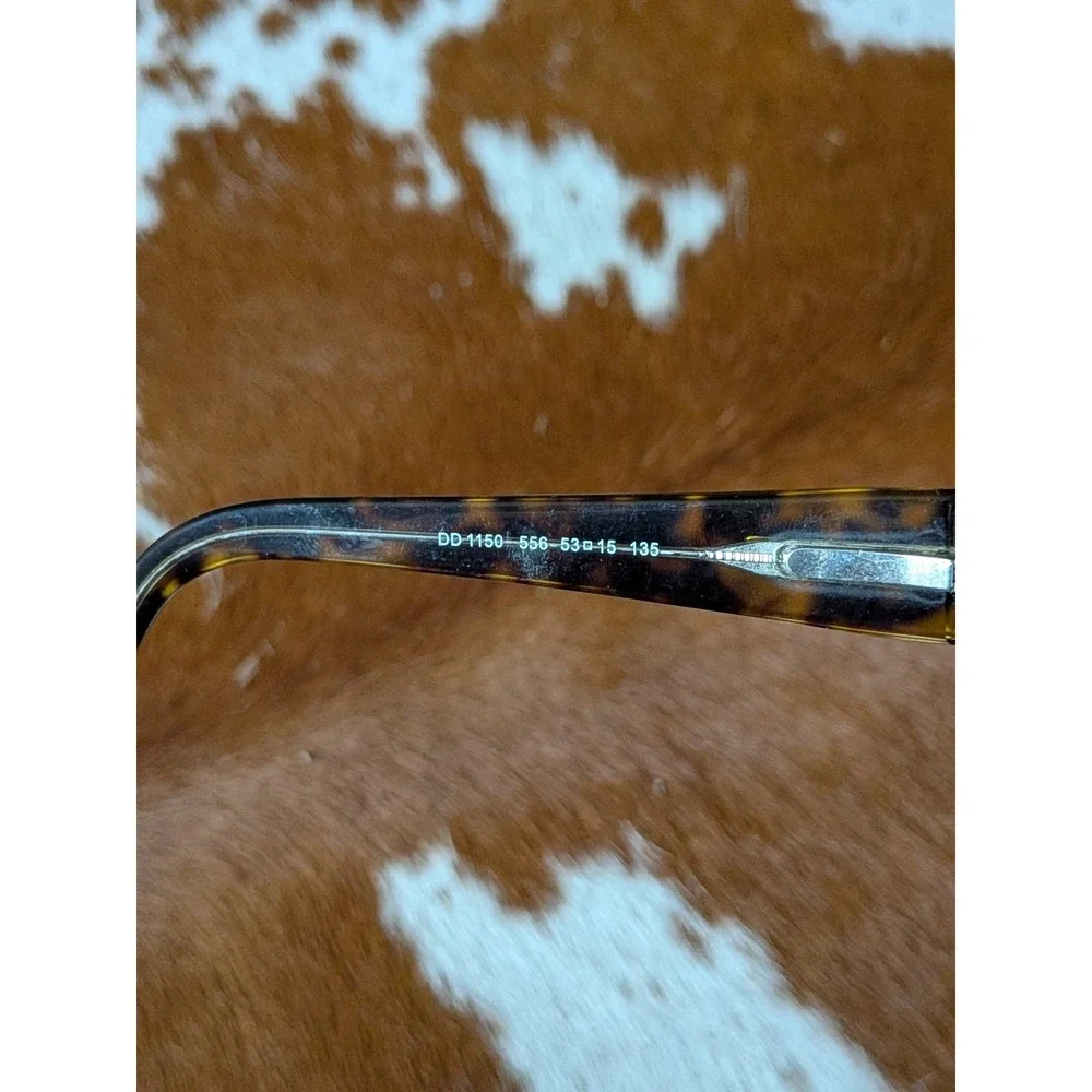 DOLCE & GABBANA DD1150 556 Brown Havana Tortoise Eyeglasses Frame 53-15-135